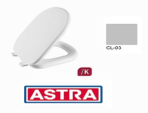 ASSENTO ASTRA SABATINI ALMOFADADO PH CINZA