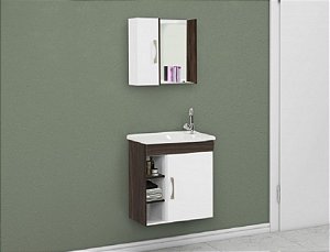 GABINETE BANHEIRO A.J.RORATO KIT VENEZA SUSPENSO 55.5CM CT