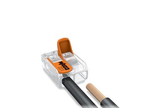 CONECTOR EMENDA FIO 2POLOS 41A WAGO ELETRICO