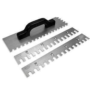 KIT DESEMPENADEIRA AÇO DENTADA 3 EM 1 36CM FLEXTOOLS