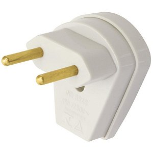 PLUG PAD 90º MACHO 2P FAME CINZA 20A FAME