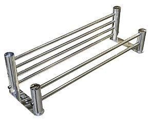 TOALHEIRO DUPLO  COM SUPORTE METAL ART