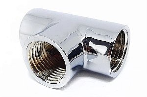 TEE CROMADO ROSCÁVEL 1/2"