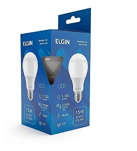 LÂMPADA LED BULBO 15W BIVOLT 6500K ELGIN