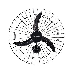 VENTILADOR VENTISOL OSCILANTE PAR 60CM COM GRADE  BIVOLT PRETO