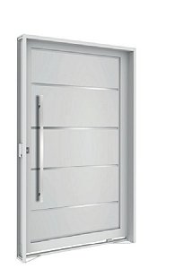 PORTA VITROLAR PIVOLTANTE COM FRISO 128X220X14 BRANCA