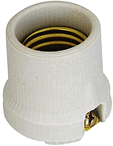 PORTA LÂMPADA E27 PORCELANA 4A 1451-NB