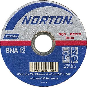 DISCO CORTE 4.1/2 X 1,0 NORTON