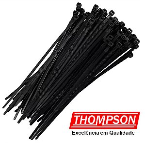 ABRAÇADEIRA NYLON  3.6 X 200 PRETA THOMPSON