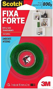 FITA DUPLA FACE TRANSPARENTE 3M 19X2.00MT