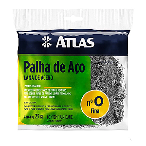 PALHA DE AÇO Nº 0 ATLAS