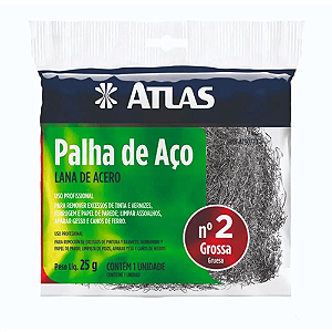 PALHA DE AÇO Nº 2 ATLAS