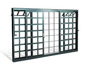 VITRO SASAZAKI COM BASCULANTE & COM GRADE QUADRICULADA 100X120X12CM