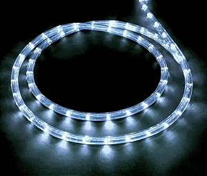 MANGUEIRA 2F LED BRANCA 50M 13MM 127V (VERIFIQUE A DESCRIÇÃO)
