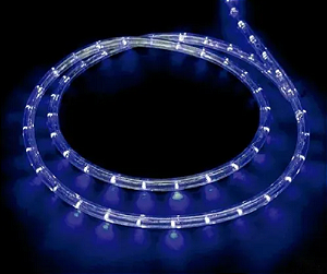 MANGUEIRA 2F LED AZUL 13MM 127V (VERIFIQUE A DESCRIÇÃO)
