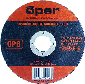 DISCO CORTE INOX 4.1/2X1X7/8 OPER
