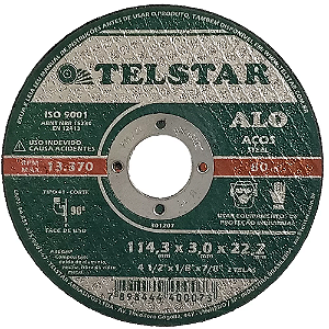 DISCO DE CORTE TELSTAR 4.1/2X7/8