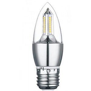LÂMPADA LED VELA COMUM E27 4W 6500K  CTB