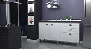 GABINETE FIMAP RETRO 1440 BRANCO E COBRE