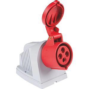 TOMADA SOBREPOR 3P+T 32A 6H 380V AZUL TRAMONTINA
