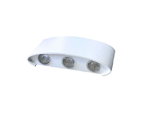ARANDELA CHATA 3 LED  36W 3000K EXTERNO LUZ BRANCA QUENTE