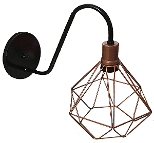 ARANDELA DIAMANTE MUNDIAL LUZ COBRE
