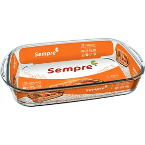 LASANHEIRA RETANGULAR SEMPRE 4 LITROS