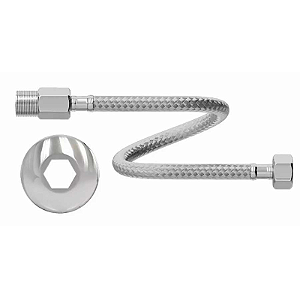 ENGATE TRANCADO INOX 60CM FACIFLUX
