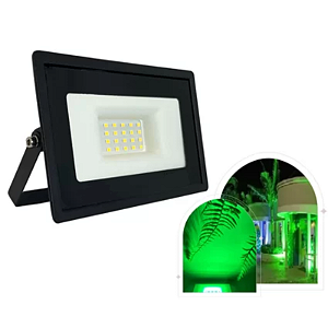 REFLETOR LED 50W BIVOLT VERDE ROHS CE