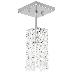 LUSTRE CLEARCRILC CRISTAL ACR QUADRADO