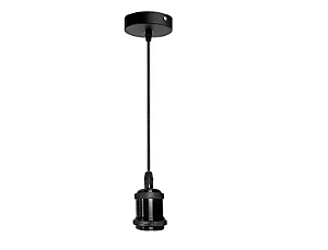 PENDENTE ADELE SOQUETE E27 PRETO TEXTURIZA