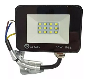 REFLETOR LED 10W 6500K LUZ SOLLAR