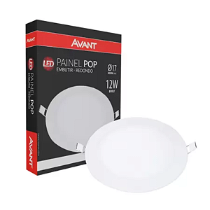 PLAFON LED SOBREPOR REDONDO 12W 17CM 6500K AVANT