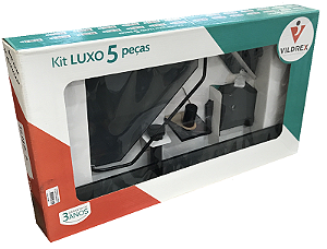 ACESSÓRIO VILDREX 5PC CANTO FUME METRO PRETO