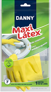 LUVA MAXI LATEX CA13301 AMARELO