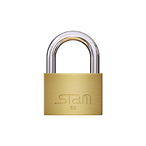 CADEADO STAM 50MM LATÃO MACIÇO
