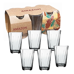 JOGO COPO AMAZON 190ML N.FIGUEIREDO