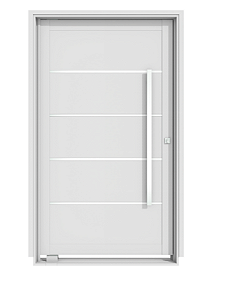 PORTA VITROLAR CRIST PIVOTANTE 103X220 DIREITA BRANCA