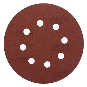 DISCO LIXA VC PAPEL 8F WOOD 125MM G80
