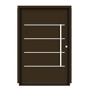 PORTA VITROLAR PIVOTANTE ALUMÍNIO FR128X220X420 BRONZE