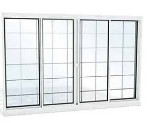 VITRO LUCASA TOTAL QUADRADO COM GRADE 100X200CM