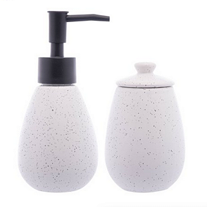 CONJUNTO 2 PEÇAS  PARA BANHEIRO CERÂMICA GRANILITE BRANCO 29563