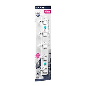 CABIDEIRO ADESIVO FIXO 0.5KG BRANCO ATLAS