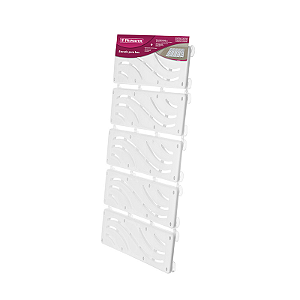 ESTRADO BANHO 54X42CM PLÁSTICO BRANCO ATLAS