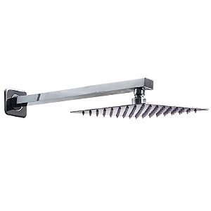 DUCHA SLIM PAREDE HORIZONTAL 20X20CM INOX