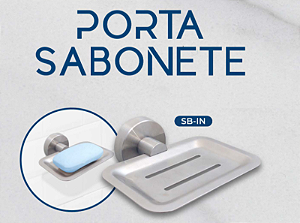 PORTA SABONETE INOX FLVX