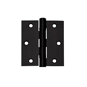 CONJUNTO DOBRADIÇA AÇO PRETO FOSCO 3X2,5X2,0 AQUATALY
