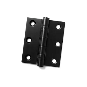 CONJUNTO DOBRADIÇA AÇO PRETO FOSCO 3,5X3X2,0 AQUATALY