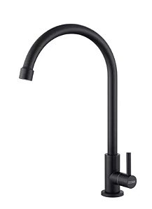TORNEIRA INOX BLACK BICA MÓVEL MESA NOX02B