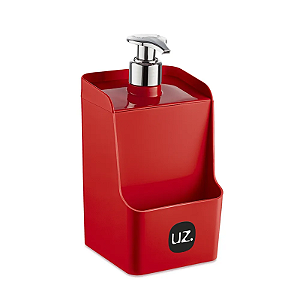 DISPENSER PORTA DETERGENTE VERMELHO 18 CM